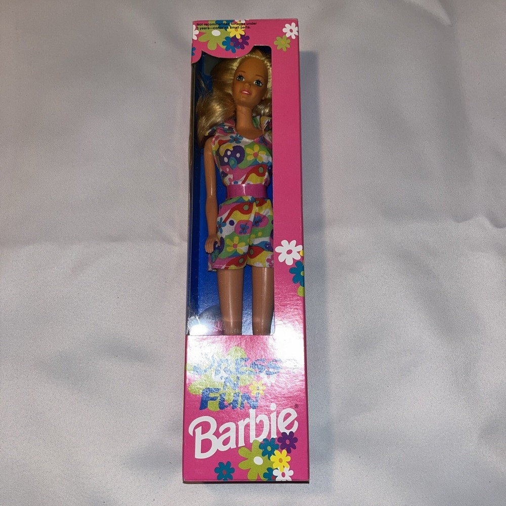 1993 DRESS 'N FUN BARBIE‎ Flower Romper Blonde Doll #10776 Vintage Mattel - NEW
